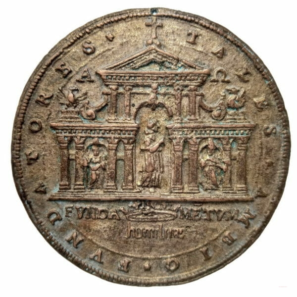 Médaille église San Carlo Rome