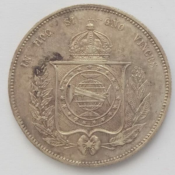 Monnaie 2000 Reis 1858 Pierre II