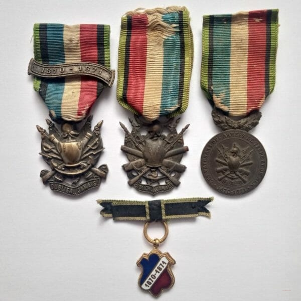 Médaille insignes vétérans guerre 1870-1871