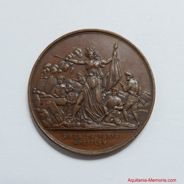 Médaille siège Paris 1870