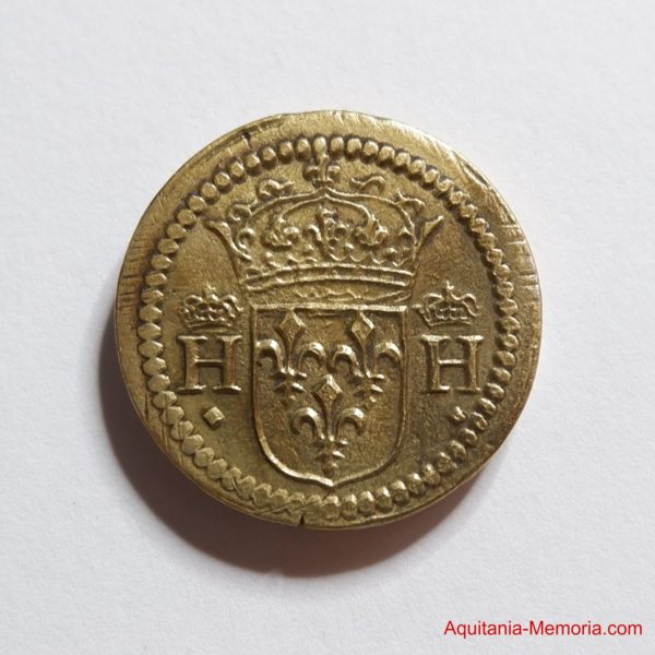 Poids monétaire teston Henri III