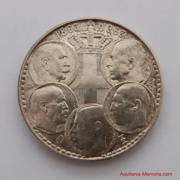 30 Drachmes argent Grèce 1963